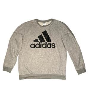 Adidas - Women's XL Heather Grey Crewneck Sweatshirt